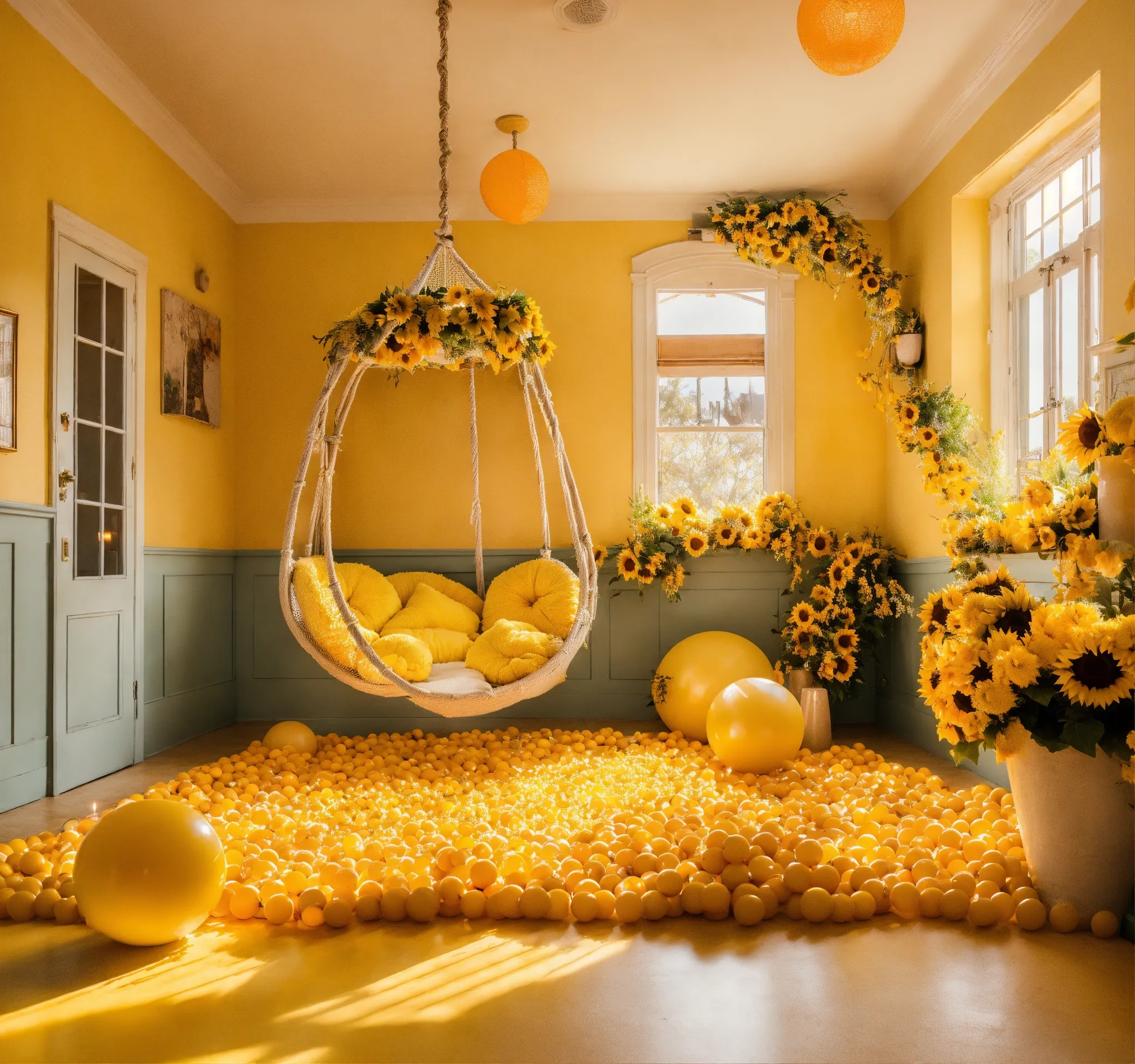Person assessing a corner of their home